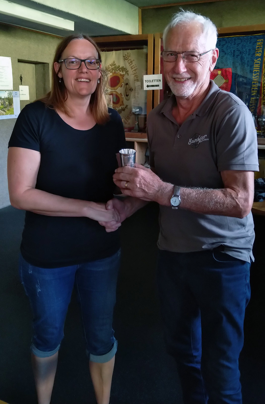 Bechergewinn am Seeverbands-schiessen